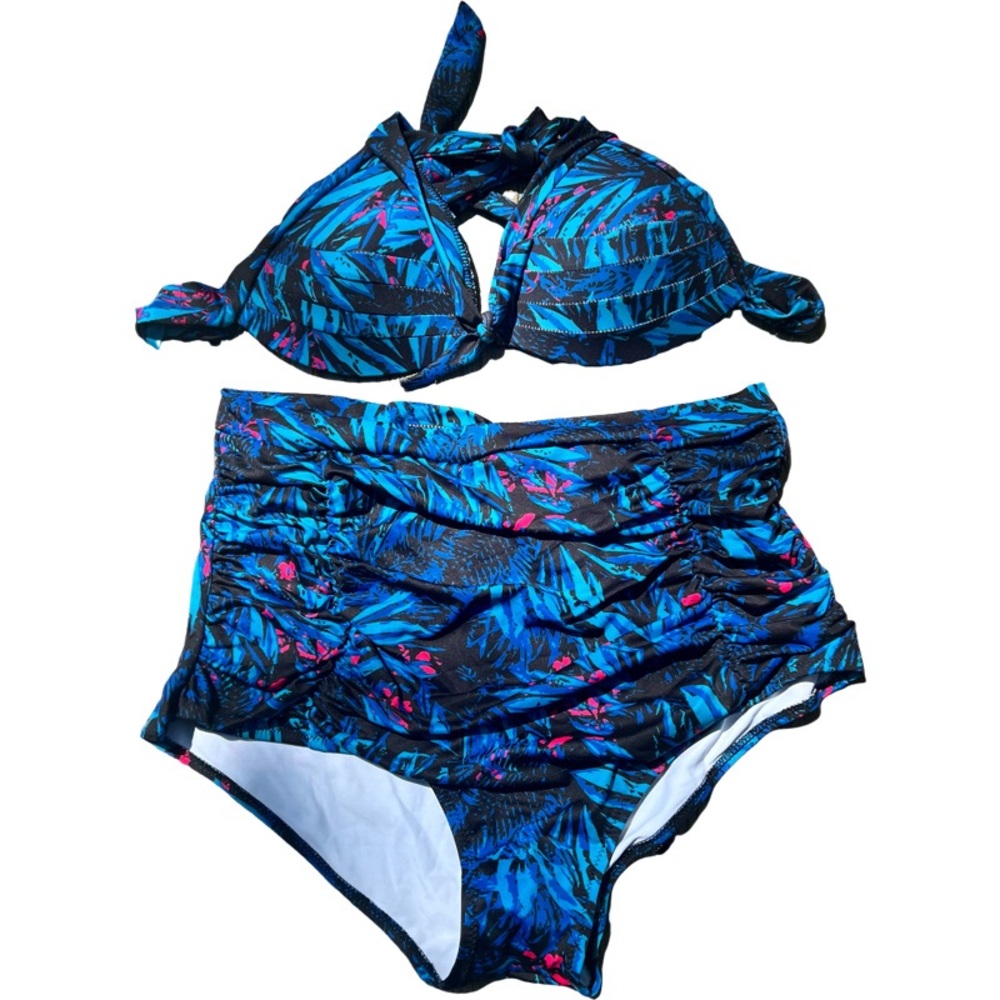 2 piece high waist C Apparel swimsuit